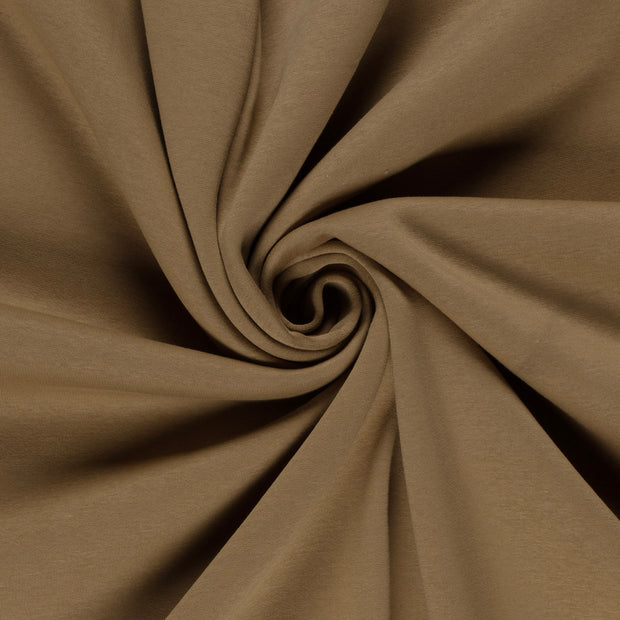 Jogging fabric Camel brushed 