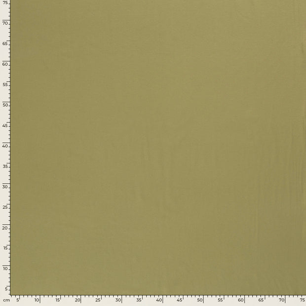 Jersey fabric Unicolour Olive Green