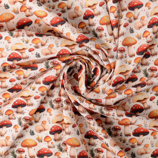 Cotton Poplin fabric White 