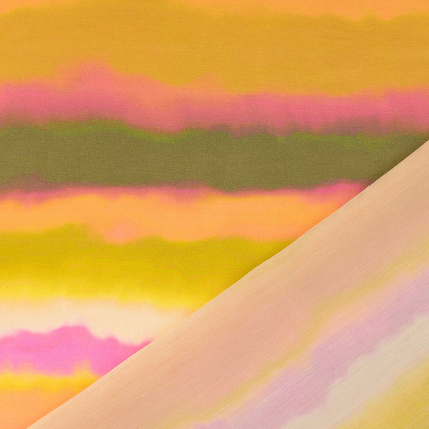Viscose Satin fabric multicolor digital printed 