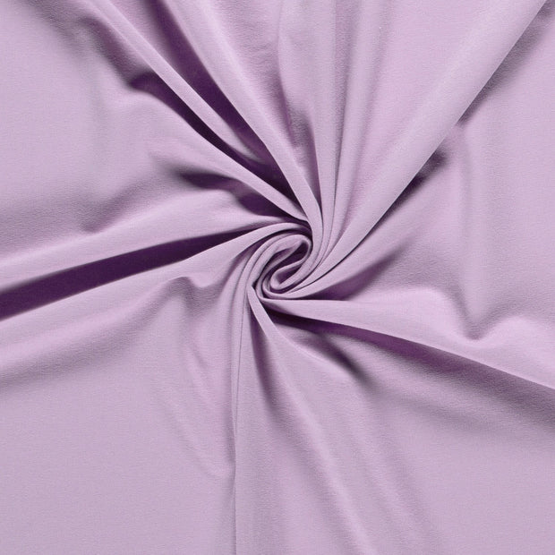 French Terry fabric Unicolour Lavender