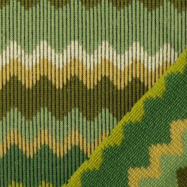  fabric Green yarn dyed 