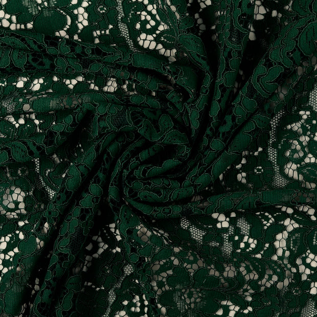 Lace fabric Forest Green 