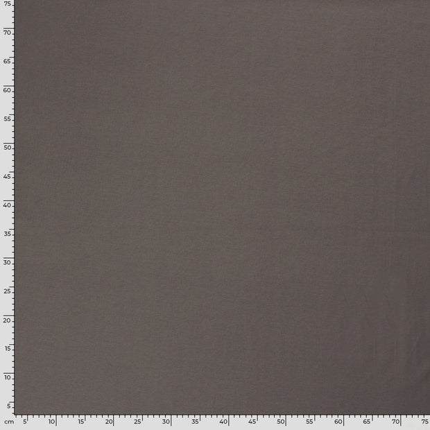Jersey fabric Unicolour Taupe Grey