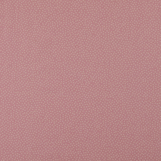Cotton Poplin fabric Dots Old Pink