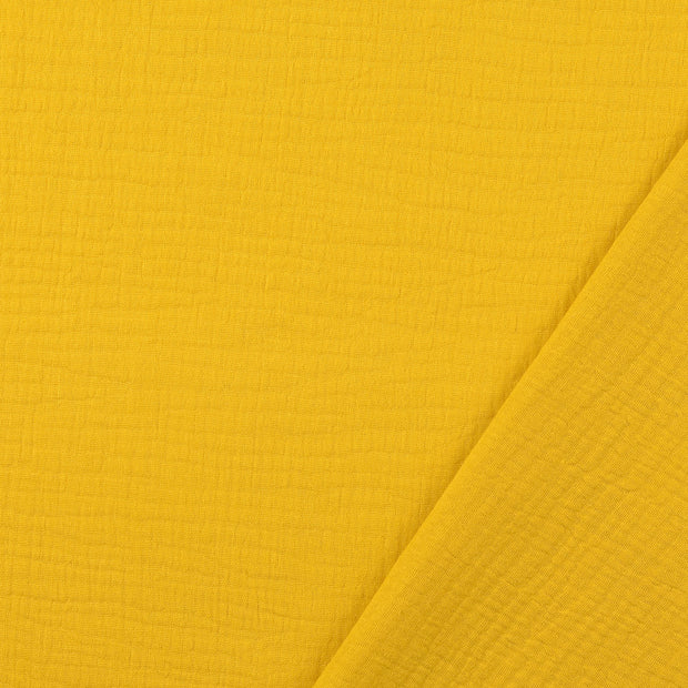 double gaze tissu Ocre 
