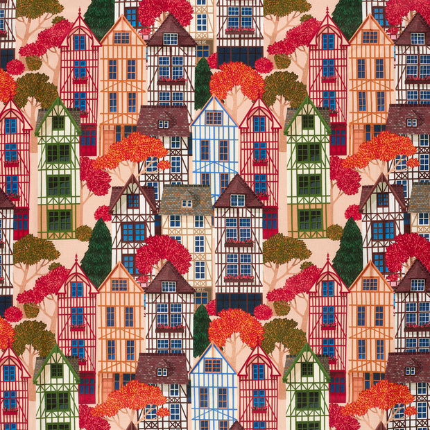 Panama tissu Multicolore mat 