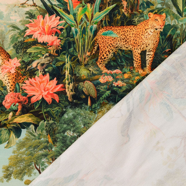 French Terry fabric multicolor digital printed 
