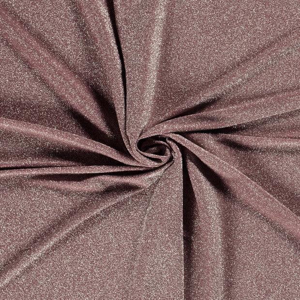 Lamé tissu Vieux rose Lurex 