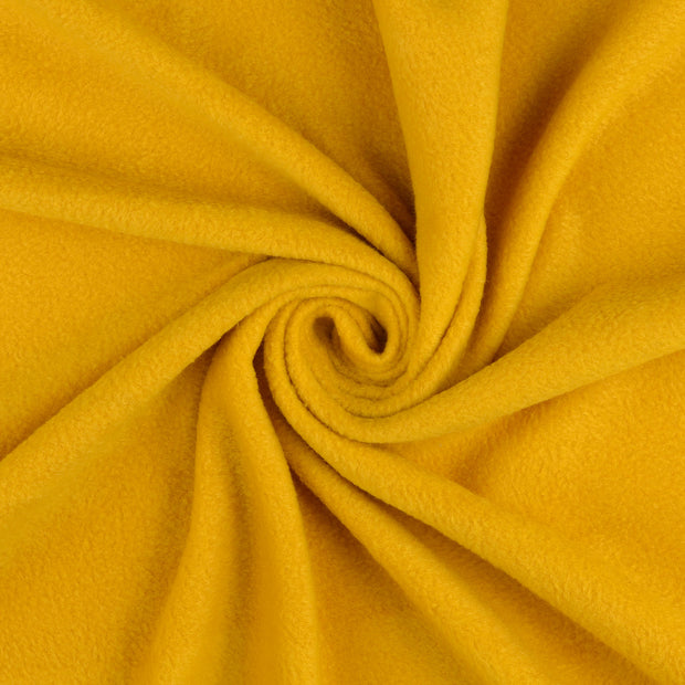 Fleece fabrik Ocker 