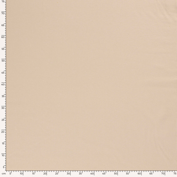 Gestrickter Waffel fabrik Uni Beige