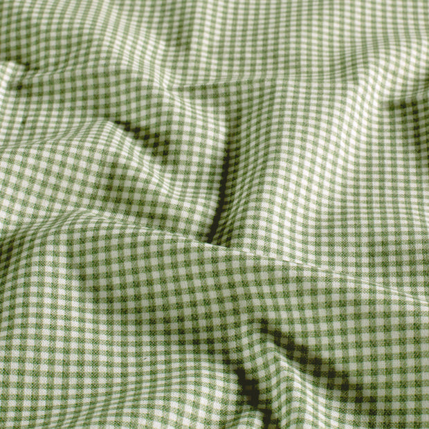 Cretonne fabric Checks Green