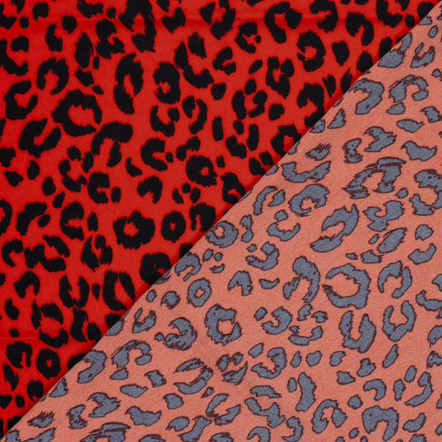 Twill Stretch fabric Leopards 