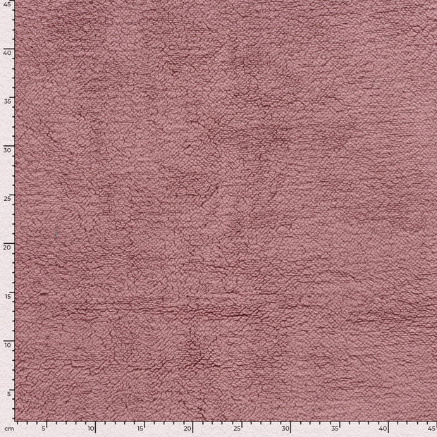 Sherpa Fleece tissu Unicolore Mauve clair
