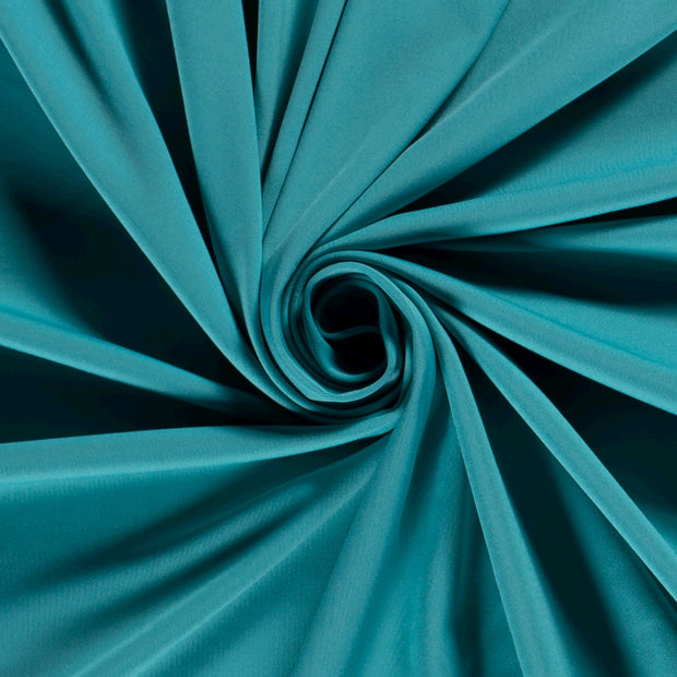 Jersey de Polyester tissu turquoise 