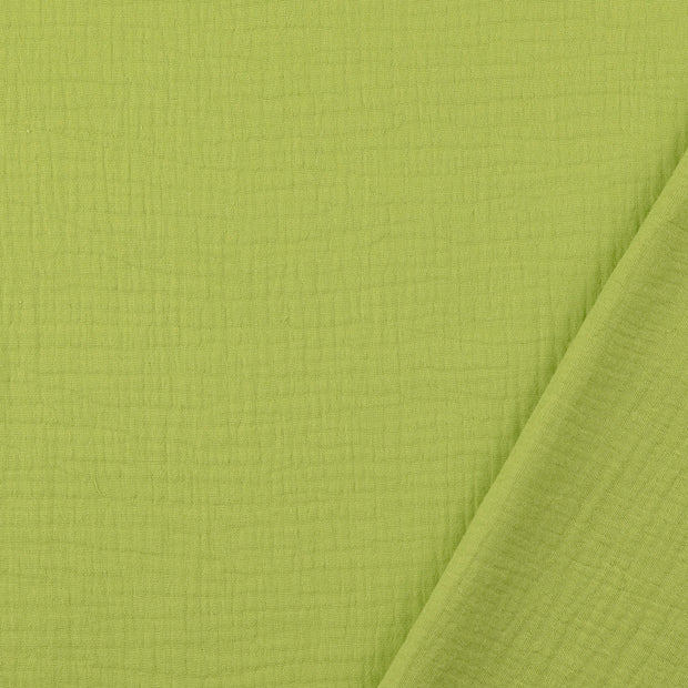 Musselin fabrik apfelgrün 
