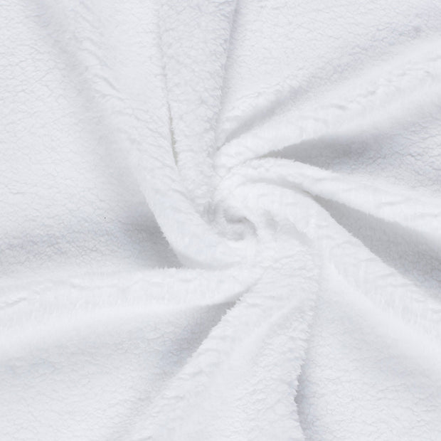 Fake Fur fabric Optical White 