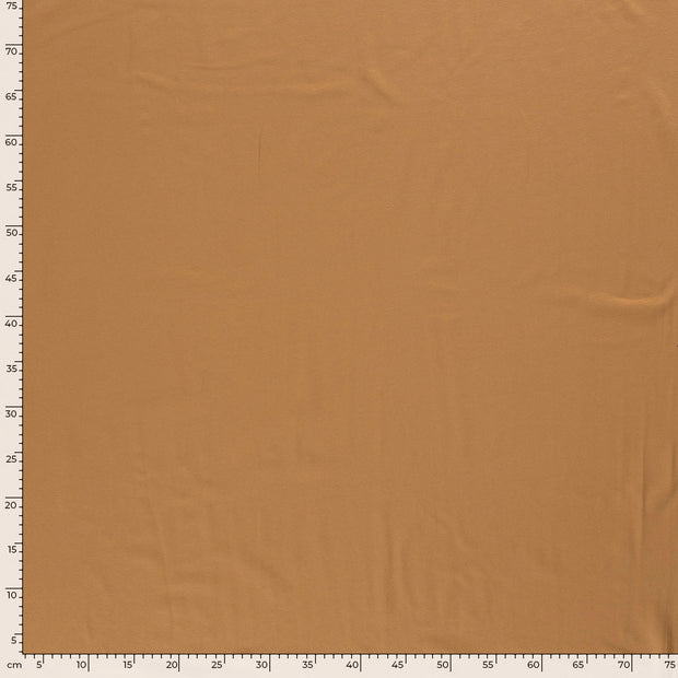 Jersey fabric Unicolour Camel