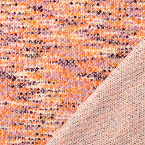 Heavy Knit fabric Multicolor yarn dyed 