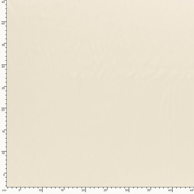 Satin tissu Unicolore Blanc cassé