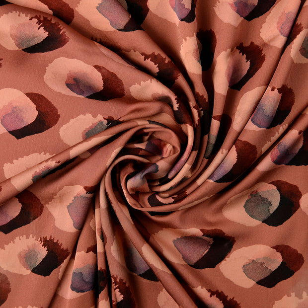 Viscose Satin tissu Coral 