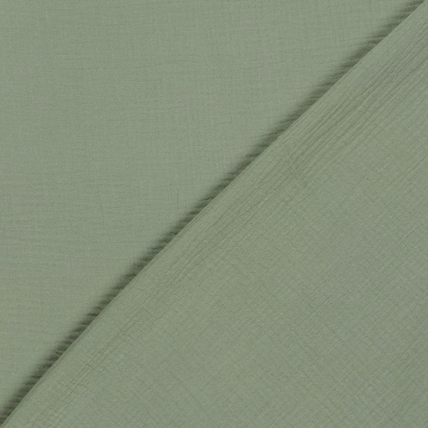 Muslin GOTS organic fabric Unicolour 