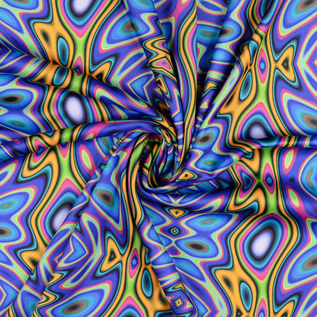 Jersey de Polyester tissu Multicolore imprimé numérique 