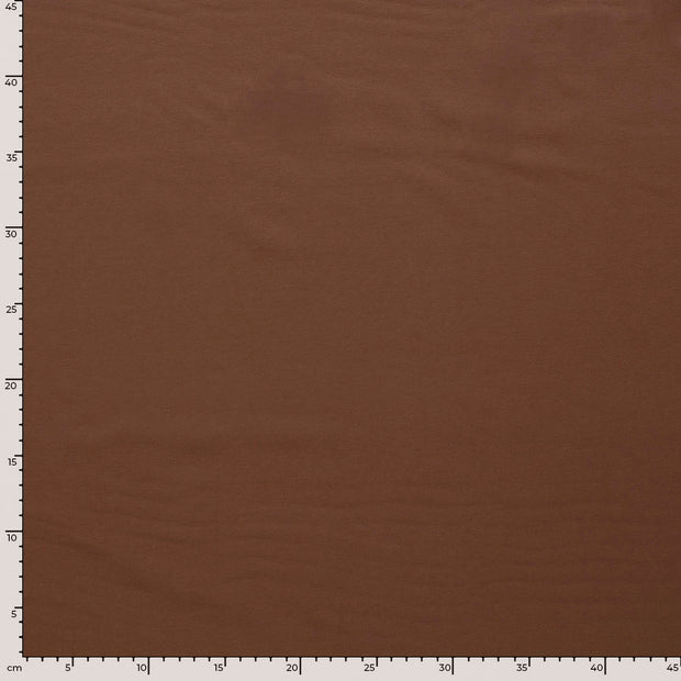 Jersey fabric Unicolour Rust