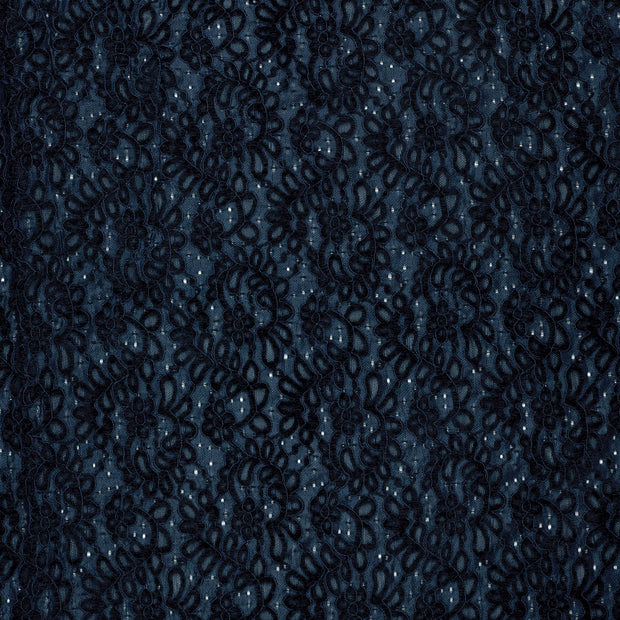 Chenille fabric Navy 