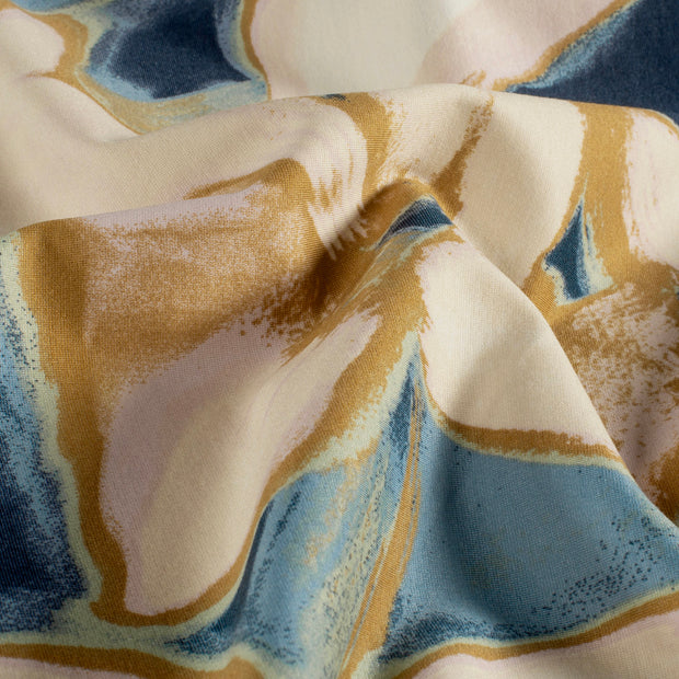 Punta di Roma fabric Abstract Navy