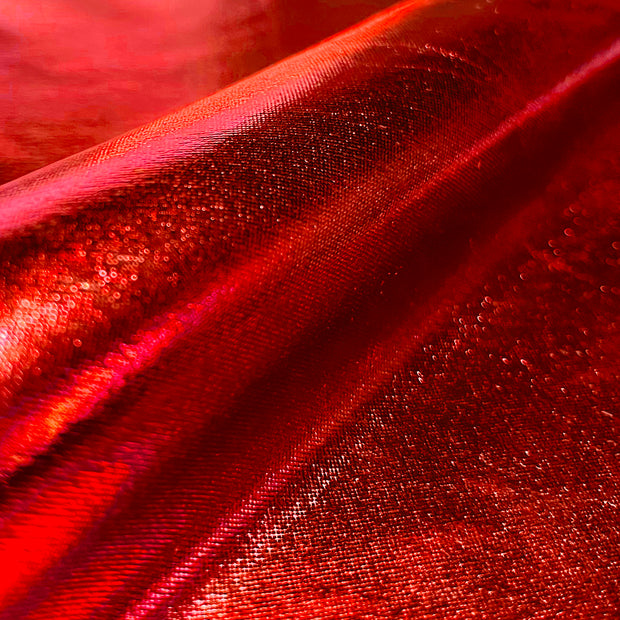 Lamé fabric Unicolour Red