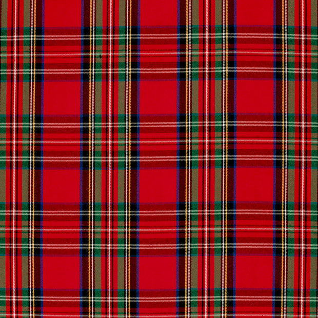 Gabardine fabric Red matte 