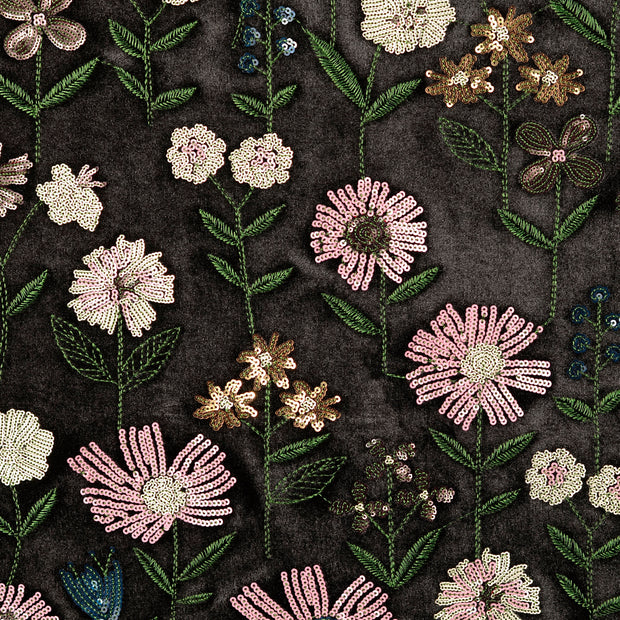 Velours fabrik Blumen 