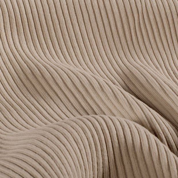 Bord Cote 3x3 rib tissu Beige mat 