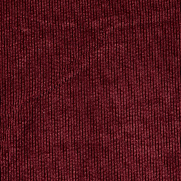 Velours Côtelé 4.5w tissu Unicolore bordeaux