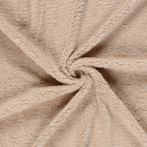 Sherpa Fleece fabrik Beige 