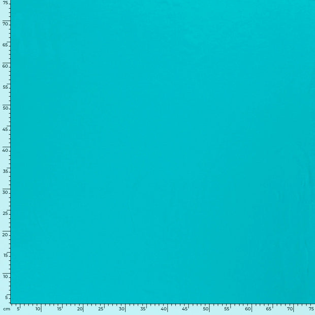 Jersey fabric Unicolour Turquoise