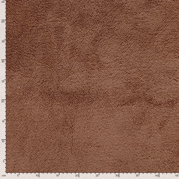 Sherpa Fleece fabric Unicolour Camel