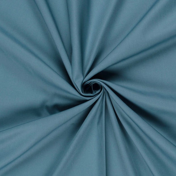 Cotton Poplin GOTS organic fabric Indigo 