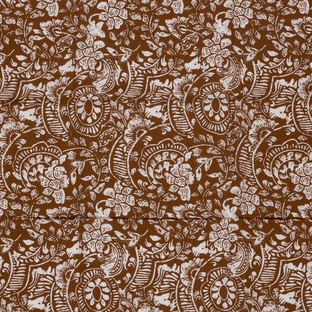 Borken Crepe fabric Brown matte 