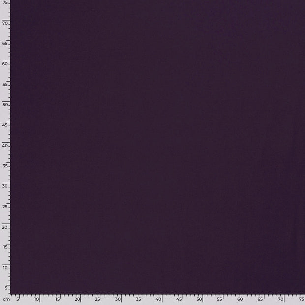 Jersey tissu Unicolore Aubergine