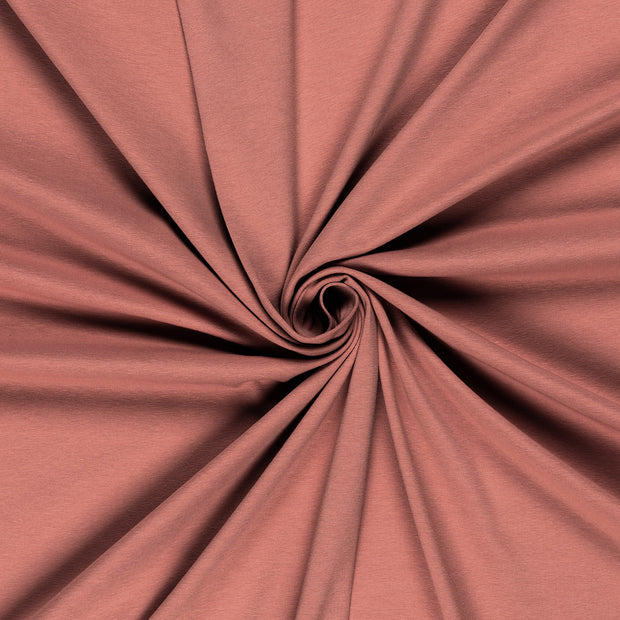 Cotton Jersey GOTS organic fabric Old Pink 