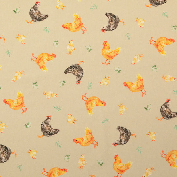 cretonne fabric beige