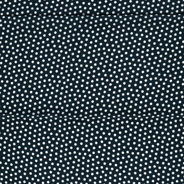Bambou Poplin tissu Bleu Marine mat 