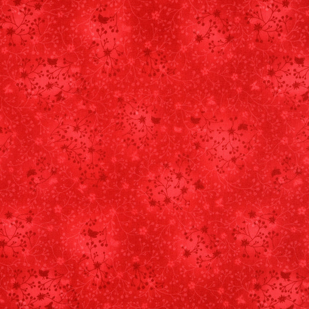  tissu Batique rouge