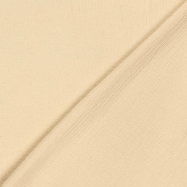 Double Gaze GOTS biologique tissu Unicolore 