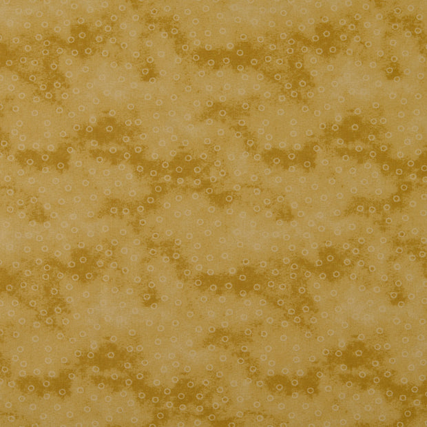 Popeline de Coton tissu motifs géométriques Beige