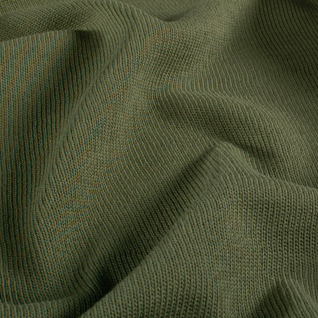 Heavy Knit fabric Unicolour Forest Green