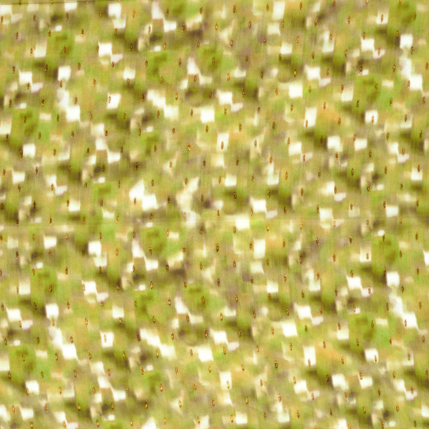 Chiffon fabric Khaki Green semi-transparent 