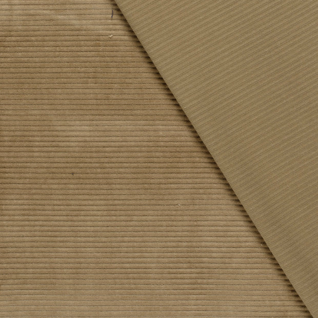 Nicky Velours Rib tissu Unicolore 